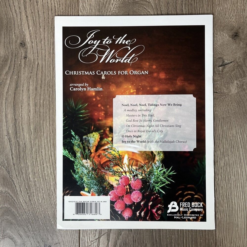 Joy to the World Christmas Carols for Organ Sheet Music Worship Hymns H Leonard - Picture 3 of 6